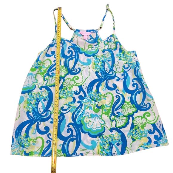 Lilly Pulitzer Dusk Racer Back Cami Tank Top in Resort White Crystal Coast S - Picture 12 of 16